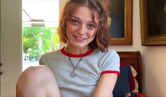 Young cutie caresses a dick perfectly in close-up video