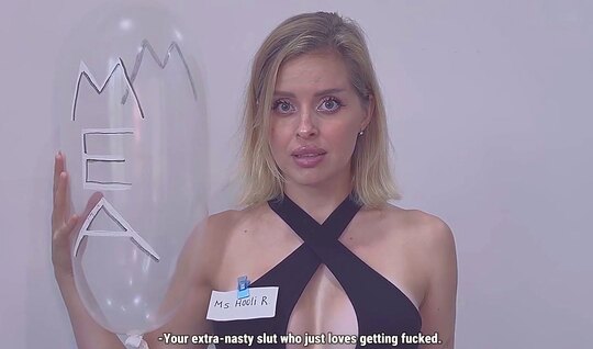 Русская с большими сиськами давно мечтала о таком блаженстве